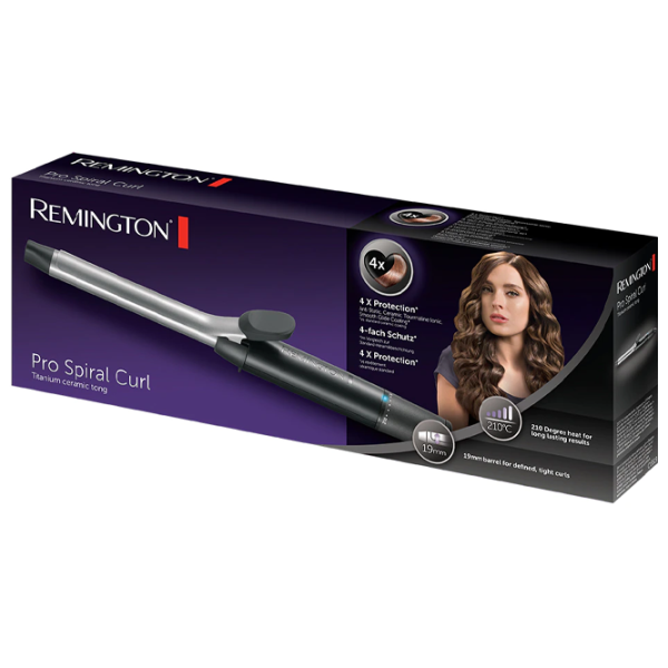 Ondulator de păr Remington Ci5519 Cilindrică/ Silver Black photo 5