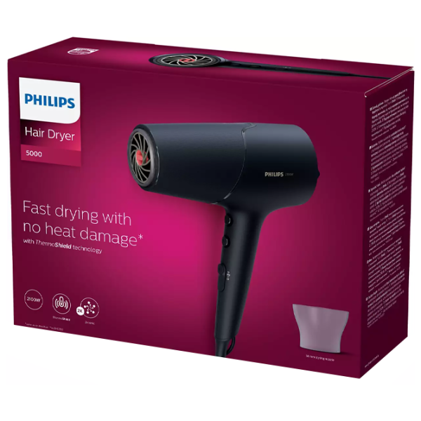 Фен Philips BHD504/00 2100 Вт / Черный photo 7