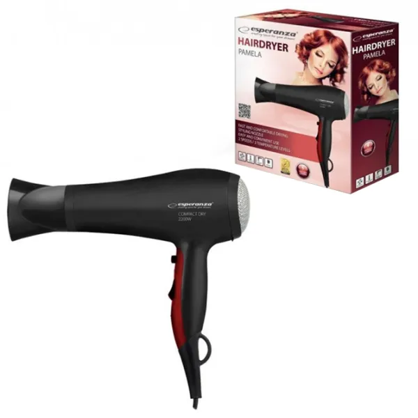 Uscător de păr Esperanza EBH004K 2200 W / Black photo 3