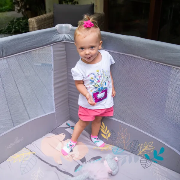 Pat pentru copii Baby Design Play Up (17) 6 luni - 3 ani/ Gray photo 6