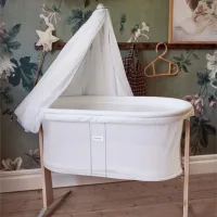 Детская кровать BabyBjorn Mesh (041121A) 0 месяцев - 6 месяцев/ Белый photo 4