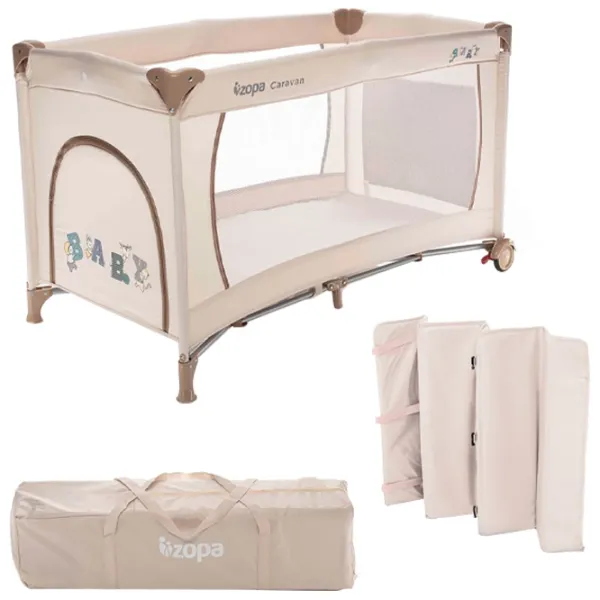 Pat pentru copii Zopa Caravan (49158) 0 luni - 3 ani/ Beige photo 6