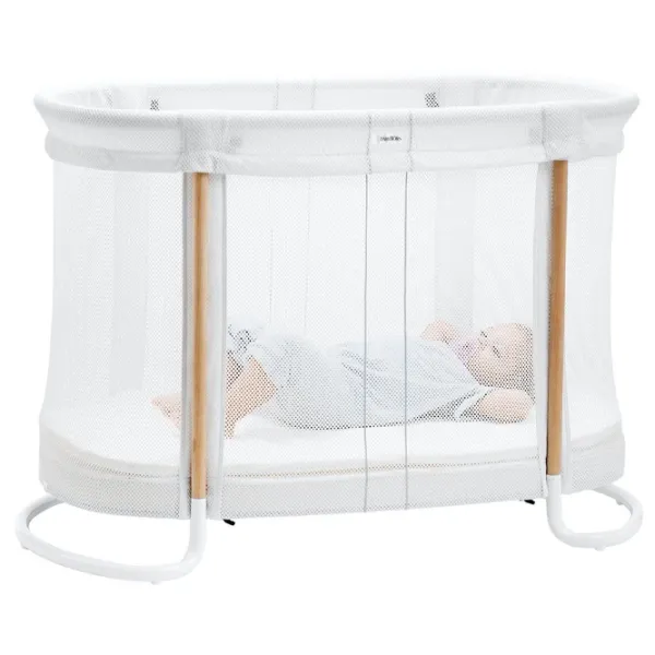 Pat pentru copii BabyBjorn Mesh (085021A) 0 luni - 2 ani/ White photo 2