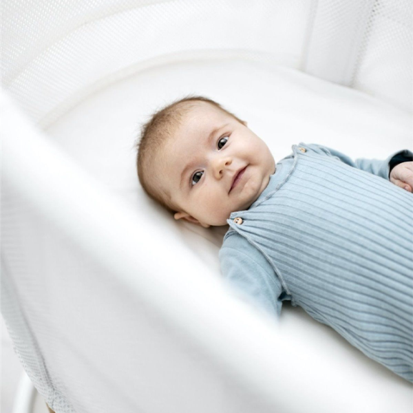 Pat pentru copii BabyBjorn Mesh (085021A) 0 luni - 2 ani/ White photo 5