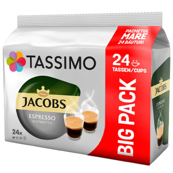 Cafea Jacobs Tassimo Ristretto Capsule/ Espresso/ 24 capsule photo 2