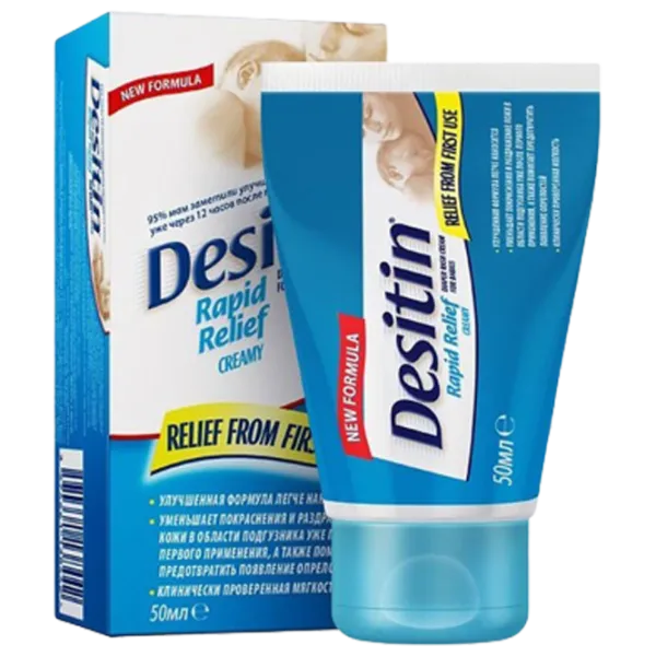 Крем для детей Johnson’s Baby Desitin 0+/ Анти - раздражители/ 50 мл photo 2