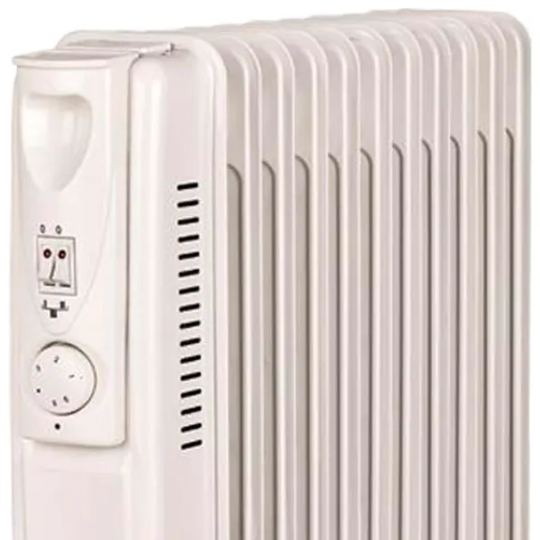 Calorifer electric cu ulei Eurolamp 147-29460 2000 W/ White photo 2