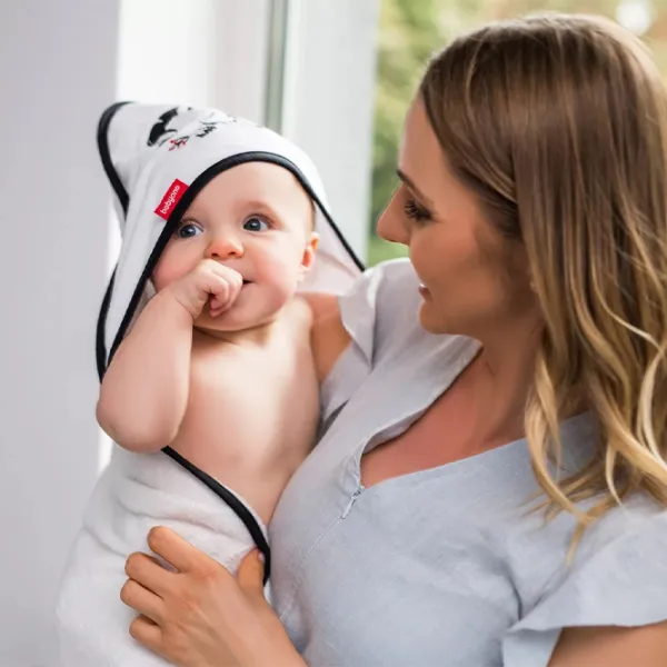 Детское полотенце BabyOno 0343/ 01 85 x 85 см/ Бамбук/ Белый photo 5