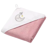 Детское полотенце BabyOno 0141/ 10 76 x 76 см/ Хлопок/ Розовый photo 2