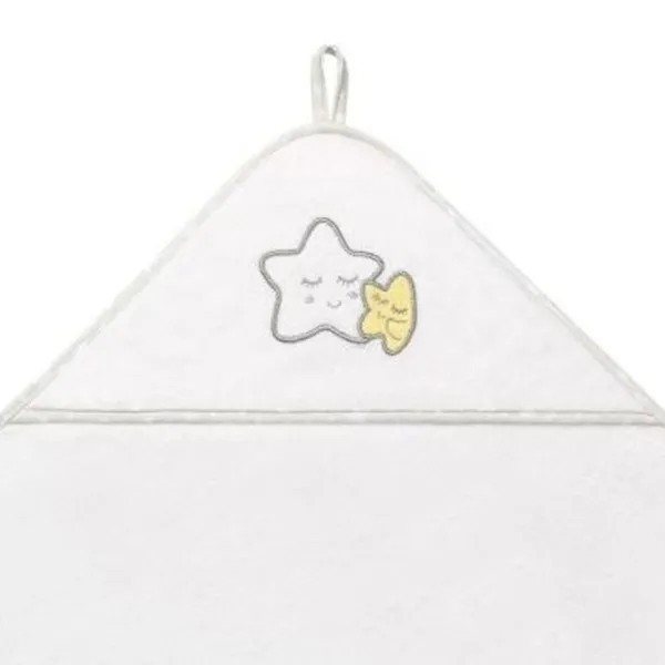 Детское полотенце BabyOno 0142/ 07 100 x 100 см/ Cotton/ Белый photo 2