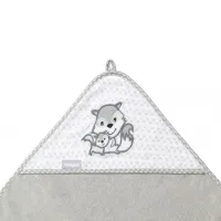 Детское полотенце BabyOno 0345/ 03 100 x 100 см/ Бамбук/ Серый photo 2