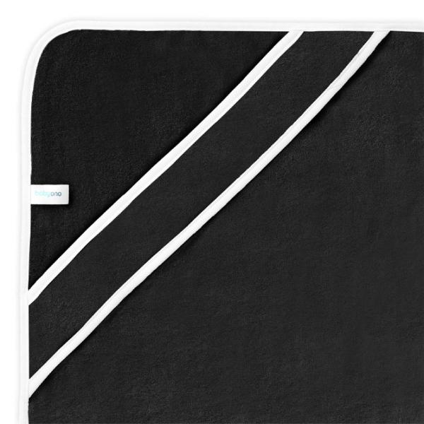 Prosop pentru bebeluși BabyOno 0343/ 02 85 x 85 cm/ Bambus/ Black photo 4