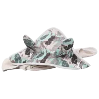 Детское полотенце BabyOno Bunny Ears 100 x 100 см/ Хлопок/ Серый photo 3