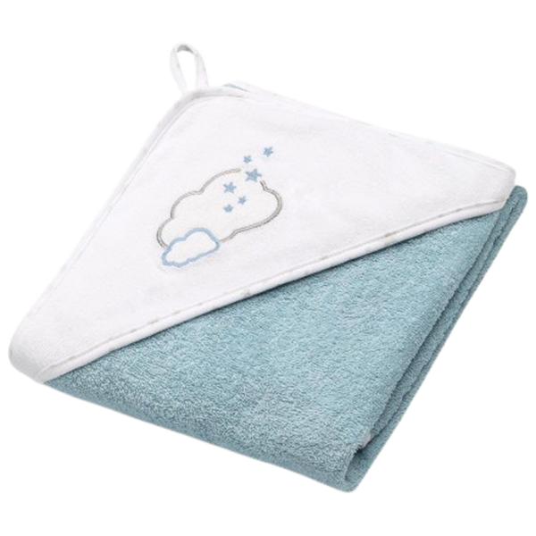 Детское полотенце BabyOno 0141/ 09 76 x 76 см/ Хлопок/ Синий photo 2