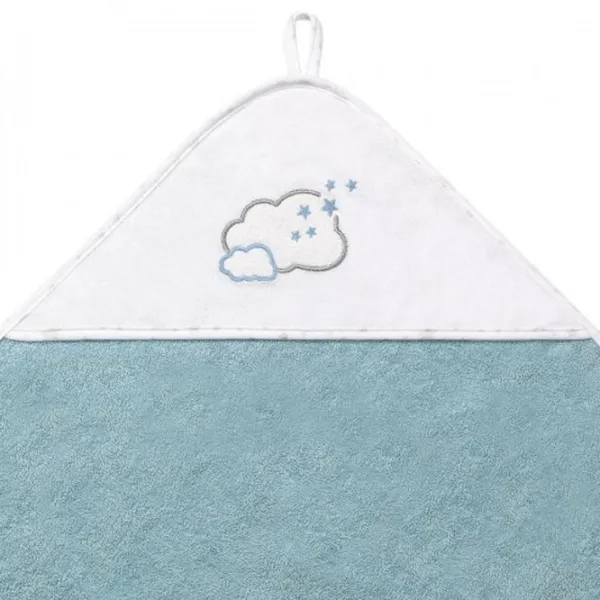 Детское полотенце BabyOno 0141/ 09 76 x 76 см/ Хлопок/ Синий photo 3