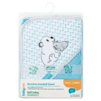 Prosop pentru bebeluși BabyOno 0346/ 02 100 x 100 cm/ Bambus/ Blue photo 5
