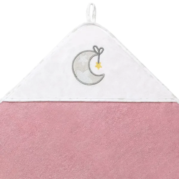 Детское полотенце BabyOno 0142/ 10 100 x 100 см/ Cotton/ Розовый photo 3