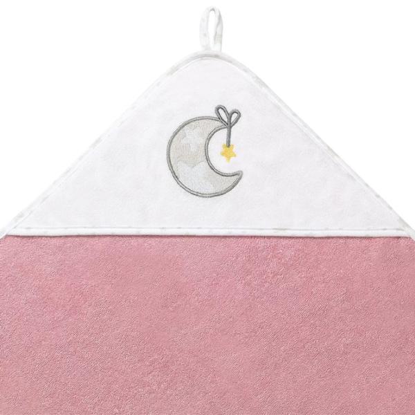 Детское полотенце BabyOno 0142/ 10 100 x 100 см/ Cotton/ Розовый photo 3