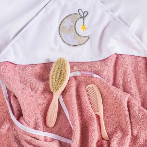 Детское полотенце BabyOno 0142/ 10 100 x 100 см/ Cotton/ Розовый photo 4