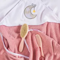 Prosop pentru bebeluși BabyOno 0142/ 10 100 x 100 cm/ Cotton/ Pink photo 4