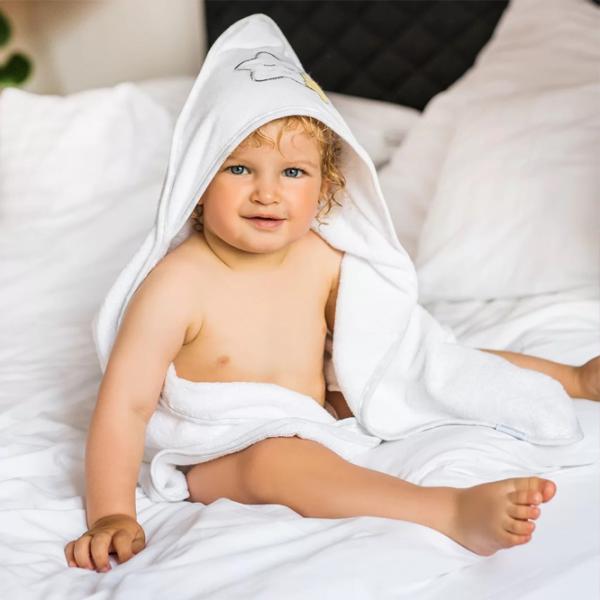 Детское полотенце BabyOno 0142/ 10 100 x 100 см/ Cotton/ Розовый photo 5