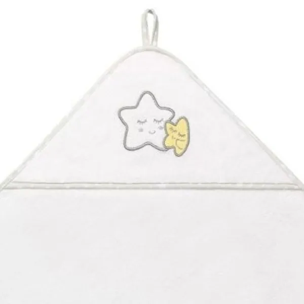 Детское полотенце BabyOno 0141/ 07 76 x 76 см/ Хлопок/ Белый photo 3