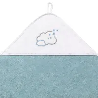 Prosop pentru bebeluși BabyOno 0142/ 09 100 x 100 cm/ Cotton/ Blue photo 2