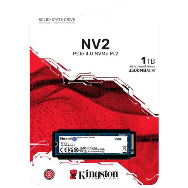SSD Kingston NV2 1 ТБ M.2 2280 photo 3 SSD Kingston NV2 1 ТБ M.2 2280 photo 3