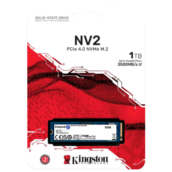SSD Kingston NV2 1 ТБ M.2 2280 photo 3 SSD Kingston NV2 1 ТБ M.2 2280 photo 3
