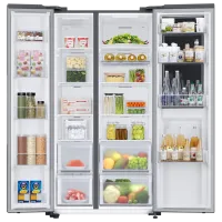 Frigider Samsung RH66B81A0S9/UA Side by Side 632 l / 178 cm / Inox photo 8