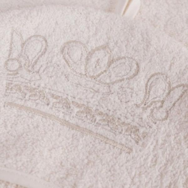 Детское полотенце Veres Corona milk 80 x 120 см/ Хлопок/ Белый photo 3