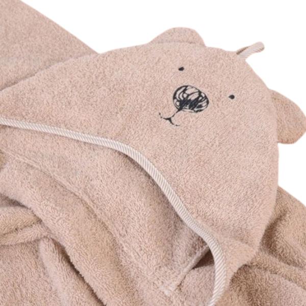 Детское полотенце Veres Bear 80 x 120 см/ Хлопок/ Слоновая кость photo 2