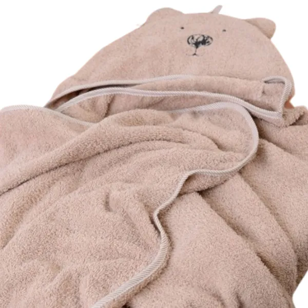 Детское полотенце Veres Bear 80 x 120 см/ Хлопок/ Слоновая кость photo 3