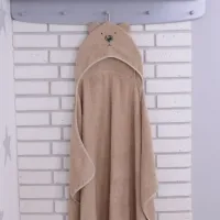 Детское полотенце Veres Bear 80 x 120 см/ Хлопок/ Слоновая кость photo 5