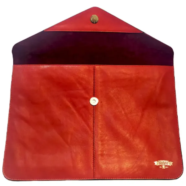 Husă pentru laptop Baggins Leather Sleeve 14"/ Red photo 2