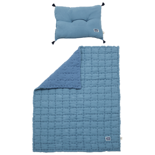 Set La Millou Biscuit Bumbac/ Navy photo 2 Set La Millou Biscuit Bumbac/ Navy photo 2