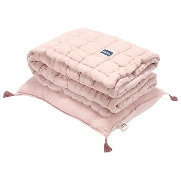 Biscuit Collection SET "L" 105X125 POWDER PINK 105 x 125 cm/ Bumbac photo 2 Biscuit Collection SET "L" 105X125 POWDER PINK 105 x 125 cm/ Bumbac photo 2