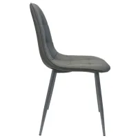 Scaun de bucătărie DecoPrim M-01-3 X85 Piele artificială/ Gray photo 3