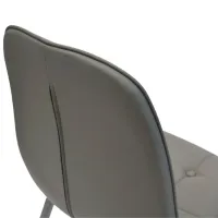 Scaun de bucătărie DecoPrim M-01-3 X85 Piele artificială/ Gray photo 6