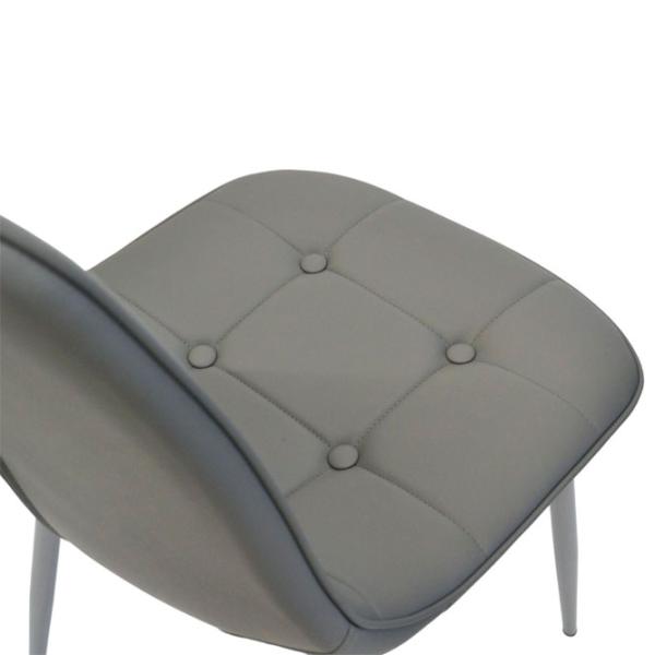 Кухонный стул DecoPrim M-01-3 X85 Искусственная кожа/ Серый photo 7