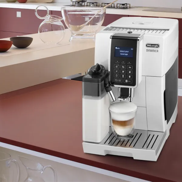 Aparat de cafea Delonghi ECAM353.75W Automată/ 1.8 l/ White photo 5
