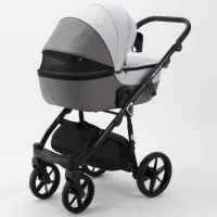 Cărucior pentru copil Adamex Bibione Lux PS-79/ Gray photo 4