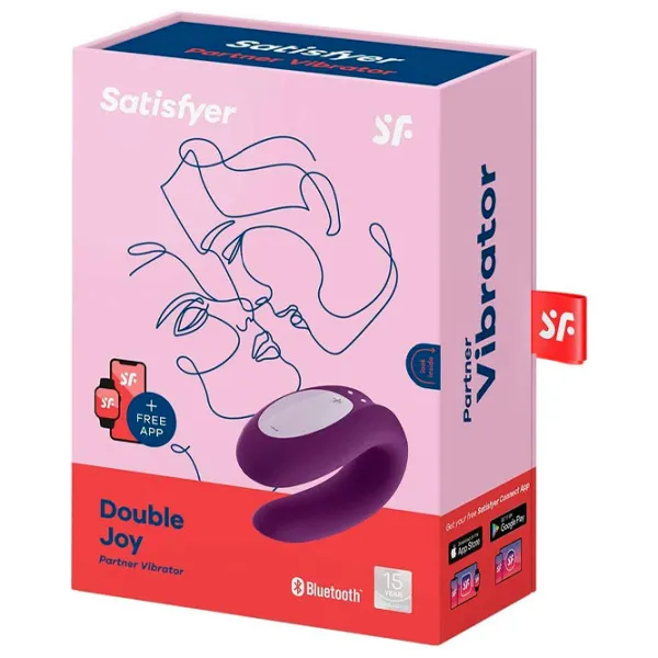 Vibrator Satisfyer Double Joy Violet photo 6