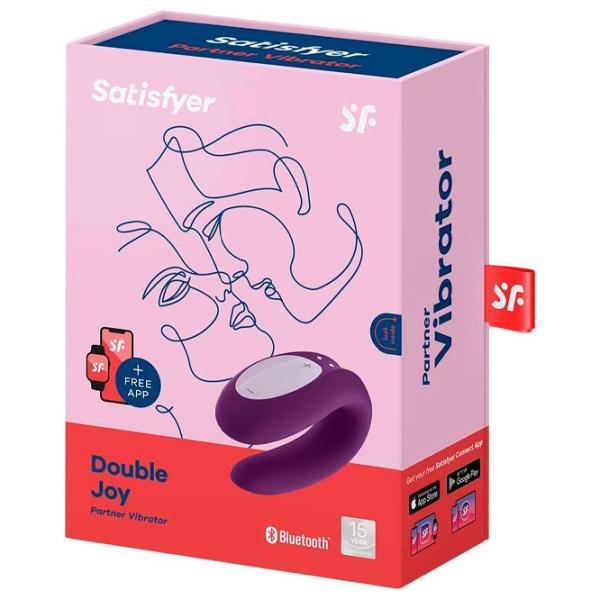 Vibrator Satisfyer Double Joy Violet photo 6