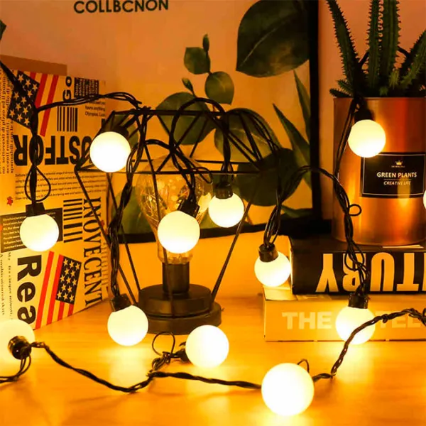 Гирлянды LED Christmas Warm round ball Нить/ Тёплый белый photo 2 Гирлянды LED Christmas Warm round ball Нить/ Тёплый белый photo 2