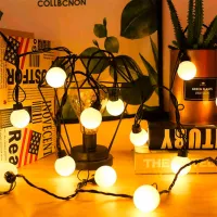 Luminițe decorative Christmas Warm round ball Fir/ Alb cald photo 2