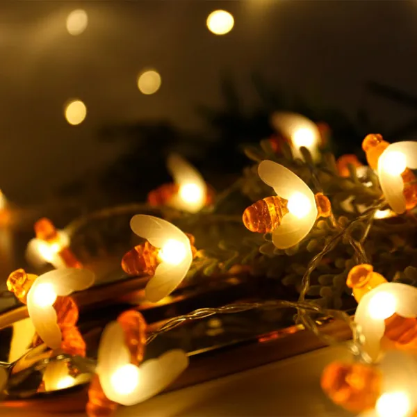 Гирлянды LED Christmas Bee Нить/ Тёплый белый photo 2 Гирлянды LED Christmas Bee Нить/ Тёплый белый photo 2