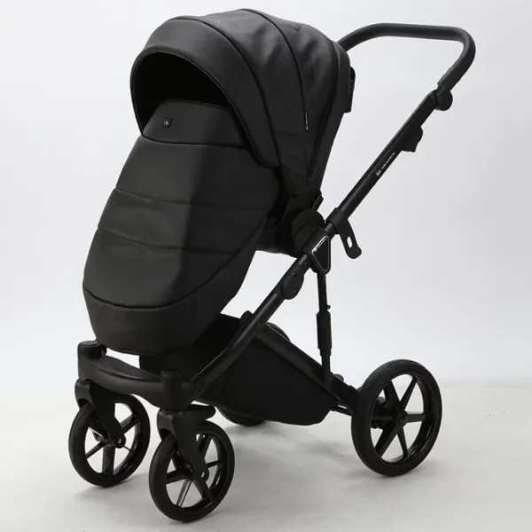 Детская коляска Adamex Lumi Air Delux SA-2/ Черный photo 4