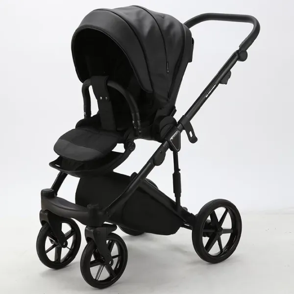Детская коляска Adamex Lumi Air Delux SA-2/ Черный photo 5