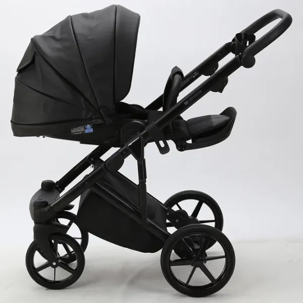 Детская коляска Adamex Lumi Air Delux SA-2/ Черный photo 6